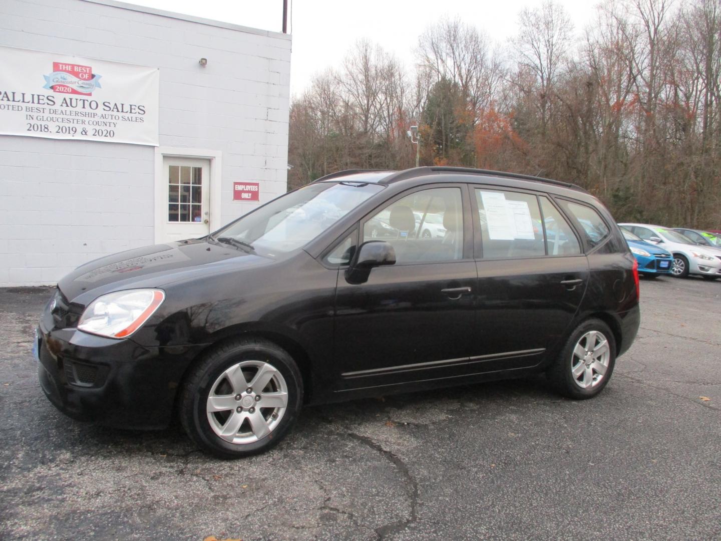 2008 BLACK Kia Rondo (KNAFG526X87) , AUTOMATIC transmission, located at 540a Delsea Drive, Sewell, NJ, 08080, (856) 589-6888, 39.752560, -75.111206 - Photo#1